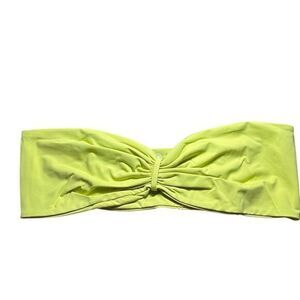 NWT‎ Toast Swim Women's Signature Cinch Bandeau Bikini Top Daiquiri Size XL